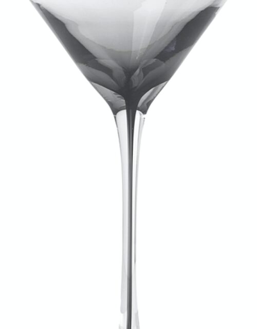 Martini- og cocktailglas Broste Copenhagen Smoke Ø11,5ÃH18,9 cm 20 cl klar/grå glas